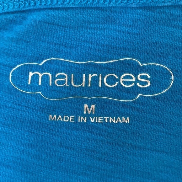 Maurices blue cold shoulder top. Size medium - Picture 7 of 7